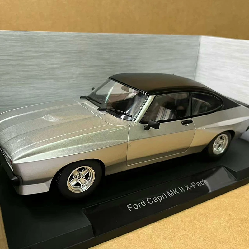 Diecast 1:18 Ford Capri MK II Simulation Alloy Car Model Toy Collectible Gifts Ornaments