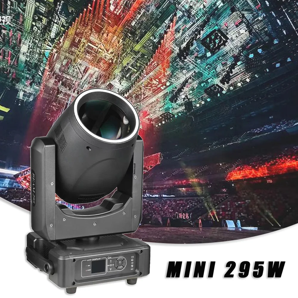 

Mini 295W 14R Bulb Beam Spot Moving Head Forst Rainbow Effect Professional Concert Stage Lighting For Dj Disco Projector Lamp