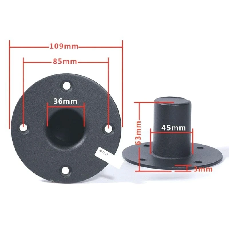 Metal Stand Altavo Base hierro Asientos sonido inferior para sonido etapa profesional mejorada durabilidad