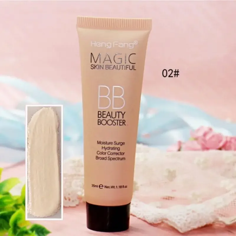 Cream Natural Facial Foundation Cream BB Cream Whitening Base Set Sun Lasting Waterproof Concealer Brightens Face Makeup  base