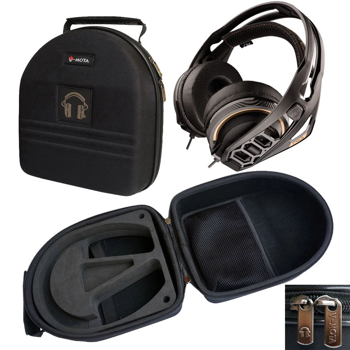 Valise de boîte de pièces de casque pour Plantronics Rig 500HD/WCG 7.1/500E/505 & GameCom & backbeat pro & jabra Evolve 80 (boîte TDD) Valise de boîte de pièces de casque pour Plantronics Rig 500HD/WCG 7.1/500E/505 & GameCom & backbeat pro & jabra Evolve 80 (boîte TDD)