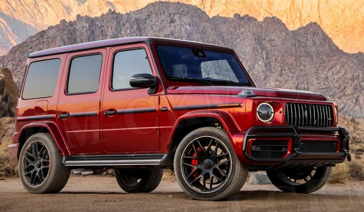 Black / silver Stainless steel Front Bumper Crash Barrier Fit for Mercedes Benz G Class W464 G550 G350 G500 G63 AMG Style