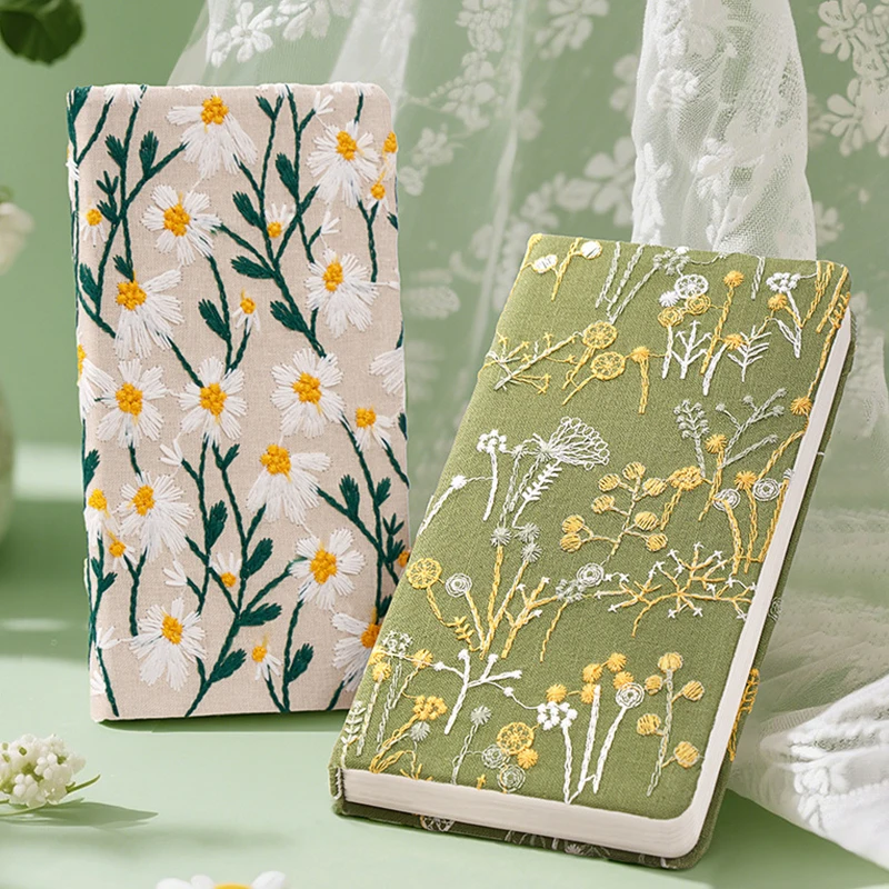 Embroidered A6 Notebook 2026 Weekly Planner Notebook Week Plan Notepad Schedule Planning Book Efficiency Manual Daily Writing