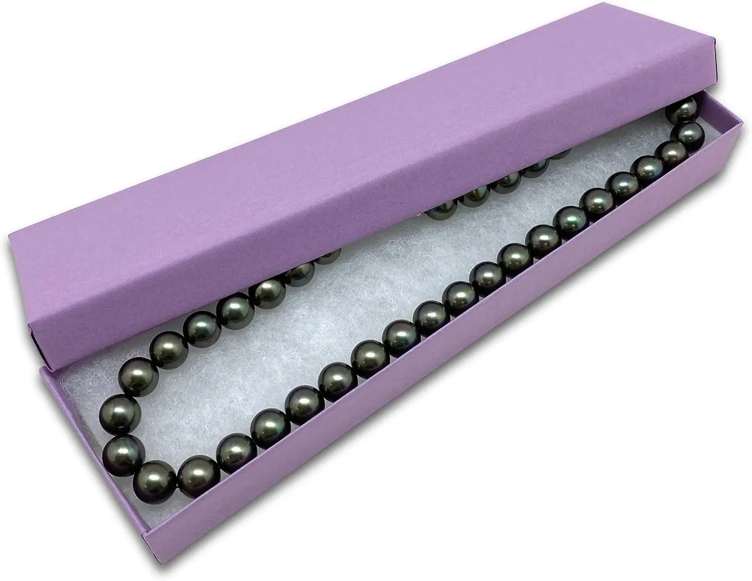 

TheDisplayGuys - Набор из 25 штук # 82 картонных коробки для ювелирных изделий с хлопковым наполнителем - фиолетово-лавандовый цвет (8,0 x 2,0 x 1,0 дюйма)