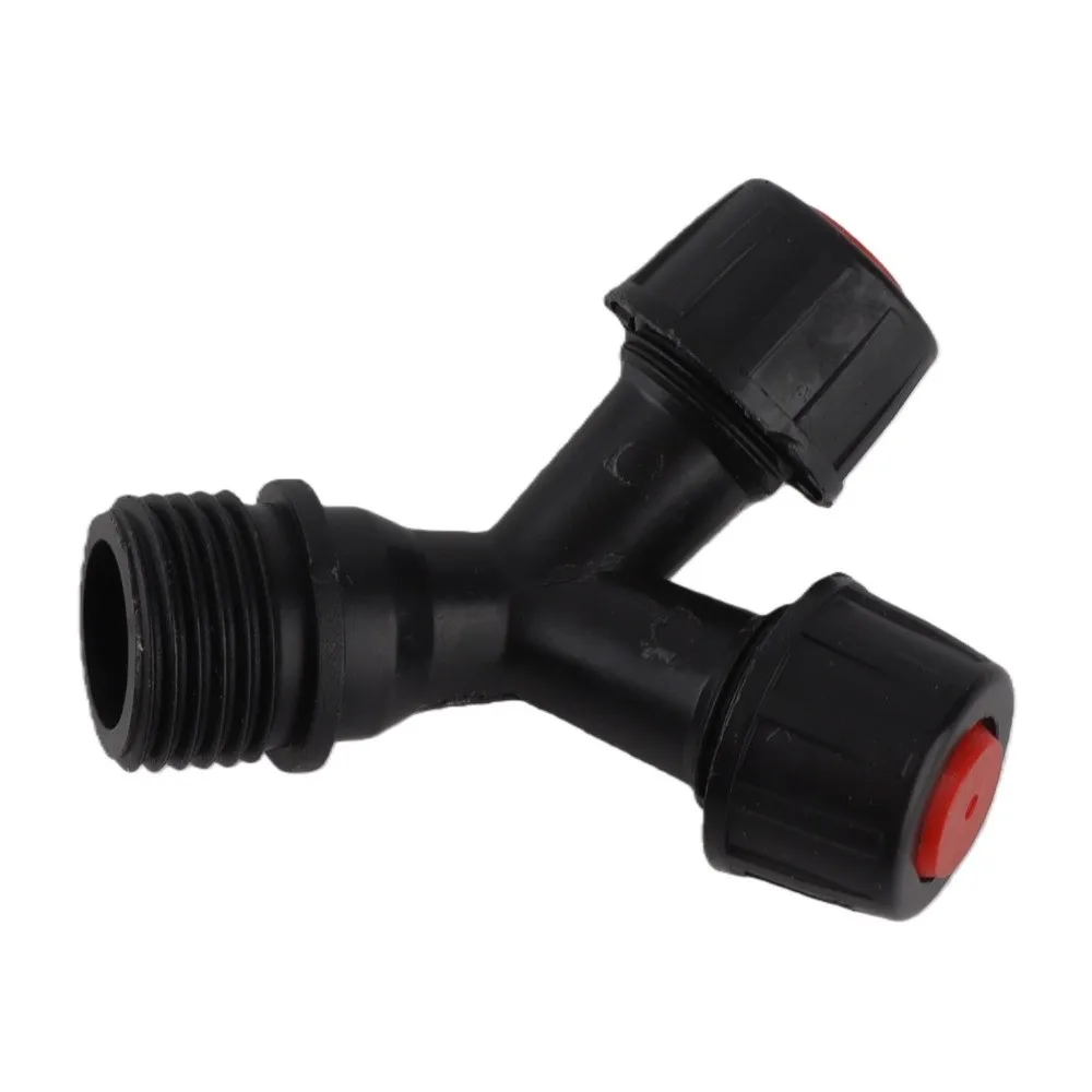 20pcs Durable Plastic Sprinkler Head Black and Red G1/2 Male Thread Lawn Spray Head Watering Nozzle Garden Watering