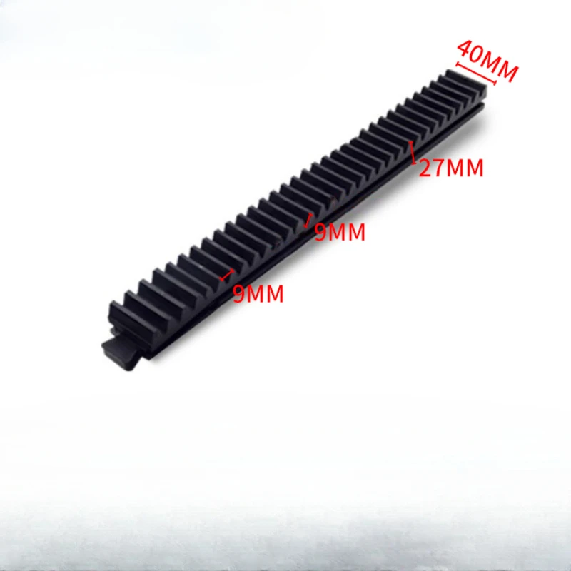 Electric sliding door rack guide rail nylon gear sliding door electric sliding door belt plastic industrial card