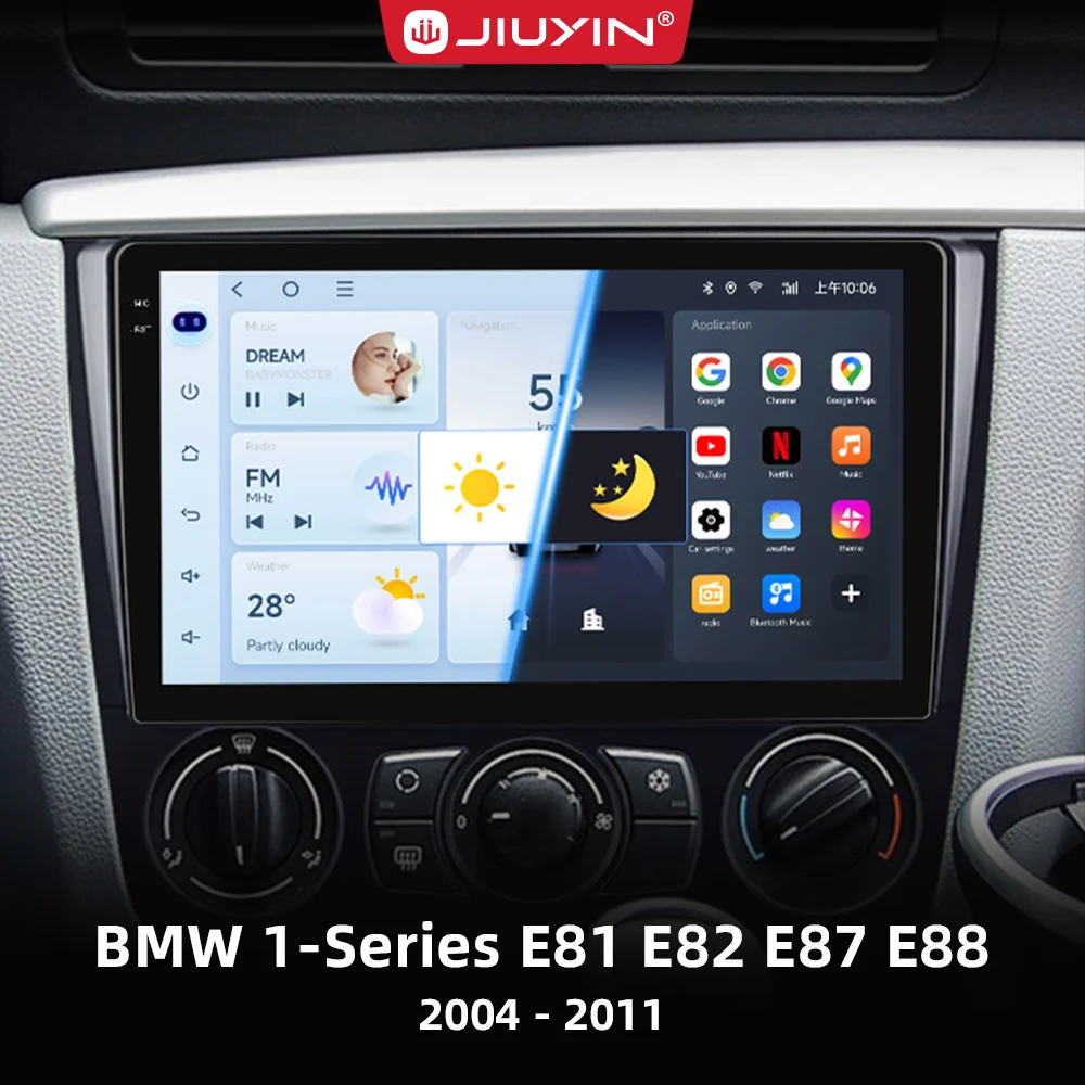 

Android 13 Car Multimedia IPS In Cell Radio For BMW 1 Series E87 E81 E82 E88 2004 - 2011 4G GPS Video PLayer Navi Carplay DSP