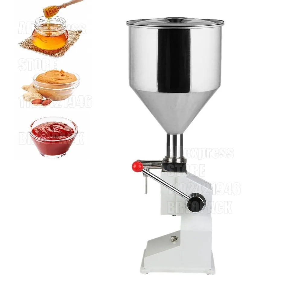 

A03 Manual Liquid Paste Filling Machine Vinegar Tomato Shampoo Cream Sauce Ketchup Honey Butter Juice Oil Filler Packing Machine