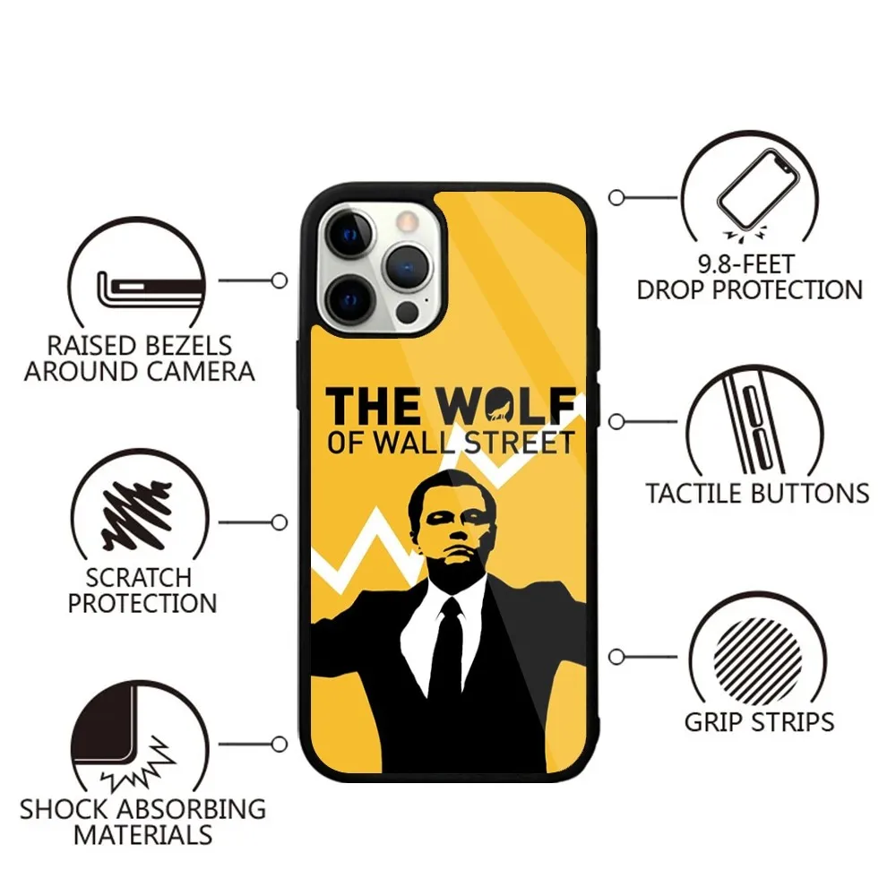 The Wolf of Wall Street Movie Phone Case Strong Magnetic For IPhone 15,14,13,Pro,Max,Plus,11,12,Mini For Magsafe Wireless