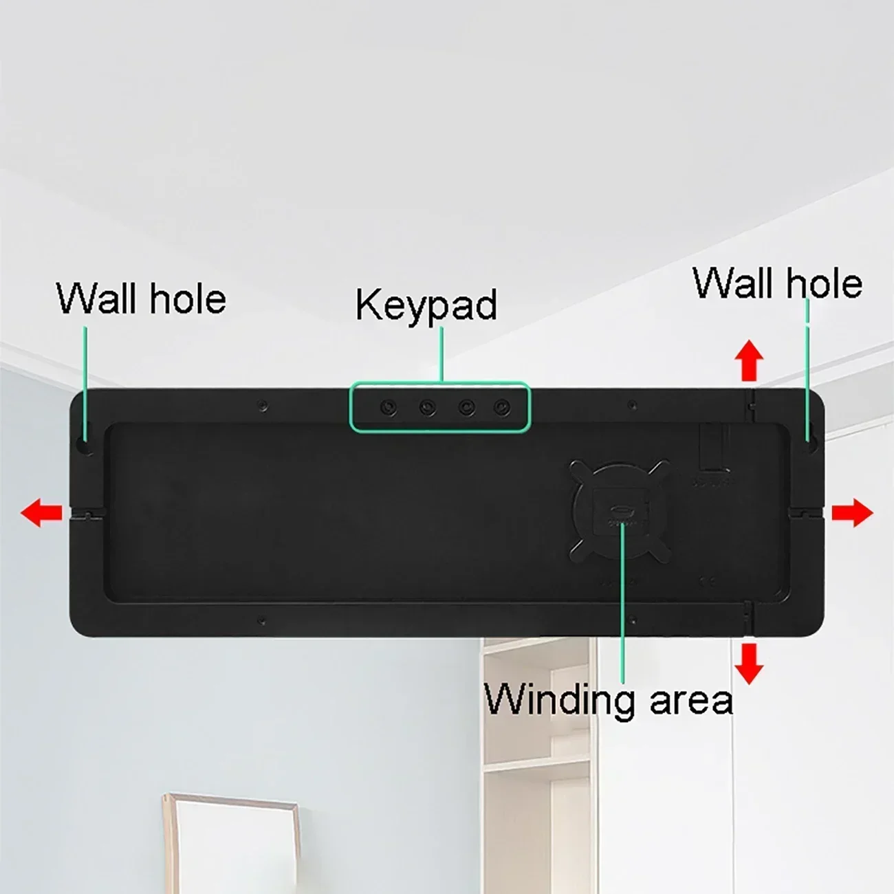 Reloj Digital de pared, alarma grande con Control remoto, fecha, semana, temperatura, alarmas duales, pantalla LED, sala de estar, Dec