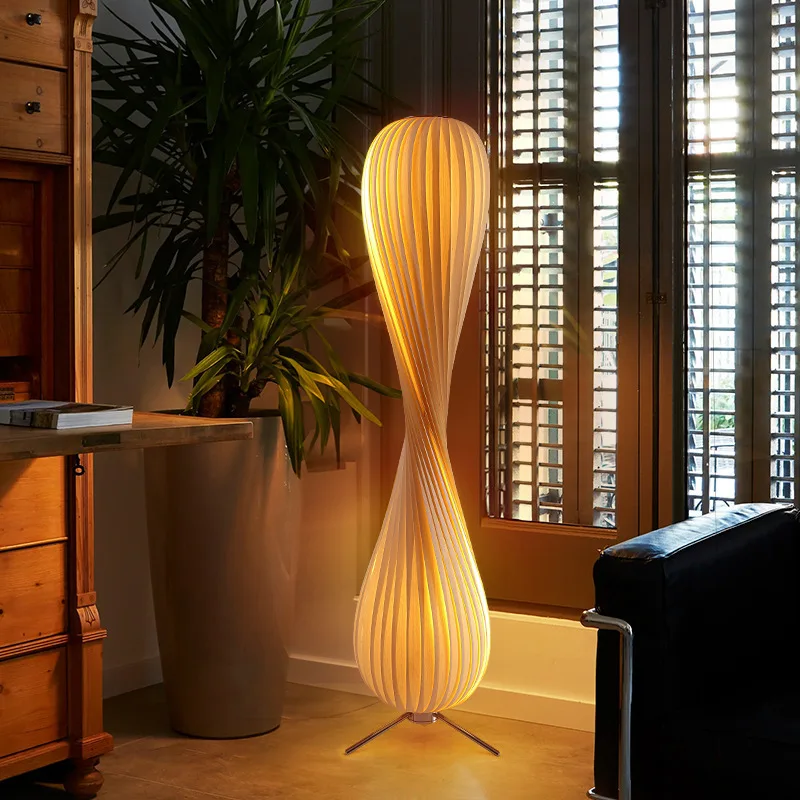 Modern Design LED Garden Floor Lamp with Adjustable Height and Dimmable Warm White Light