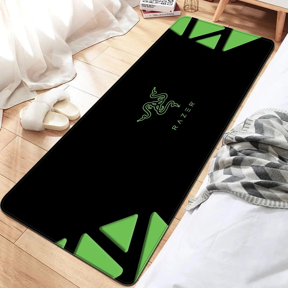 

Razer Logo Game Snake Cartoon Floor Carpet Anti-slip Absorb Water Long Strip Cushion Bedroon Mat Welcome Rug