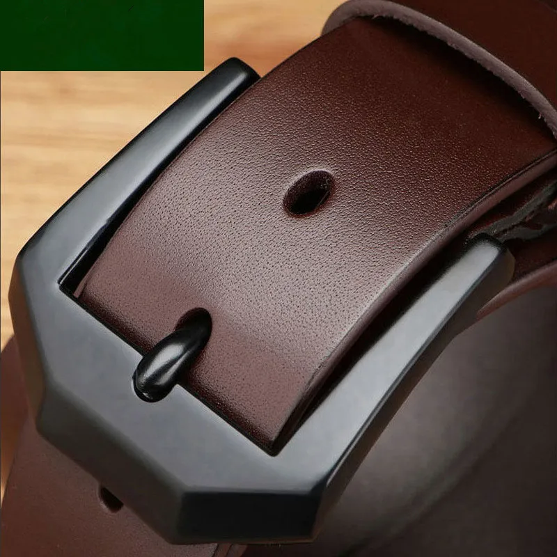 Authentic Men Belt Copper Automatic Buckle Fashionable Casual Style Business Versatile Simple High-end Feel belts for women image 3
