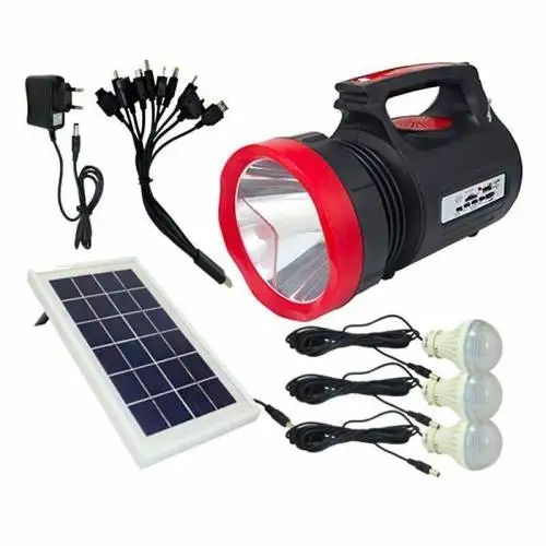 TOSS SILVER ST-1908 solar lighting system, solar powered Light quality material Net long-distance hunting, camping,home, school,