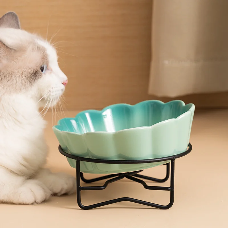 Cat Bowl Ceramic Water Bowl Protects Cervical Vertebrae Cat Food Feederl Drinking Bowl Pet Bowl Cat Supplies