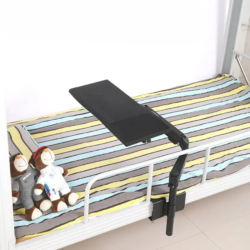 

Foldable One Click Lift Bed Table Study Desk Laptop Stand Multi Function for College Dorm