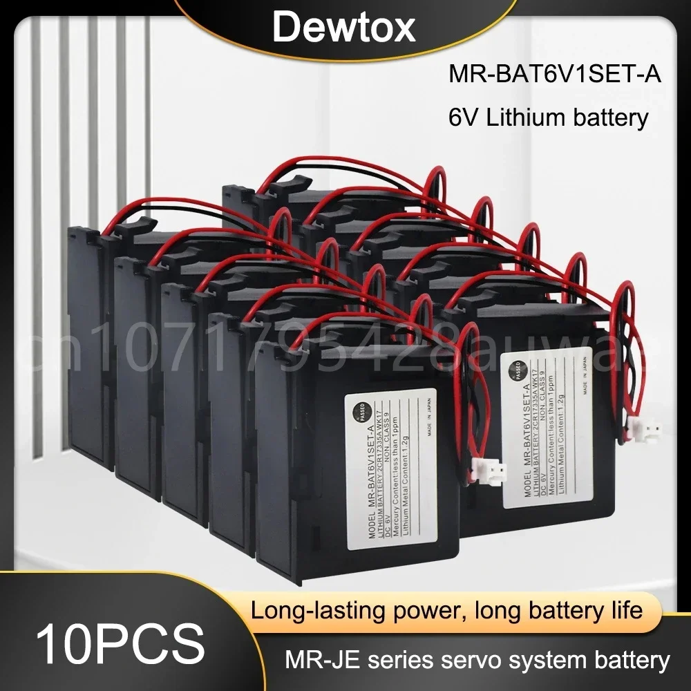 

10PCS Original MR-BAT6V1SET-A 6V 2CR17335A system Servo Battery With White plug 2CR17335A WK17 Lithium Battery