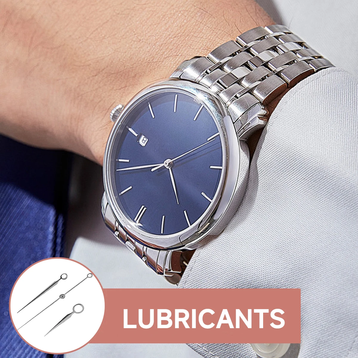 NH35 Hands New Watch Accessories Gold Silver Rose Gold No Luminous Hands Suitable For NH35 NH36 4R 7S Movement ﻿