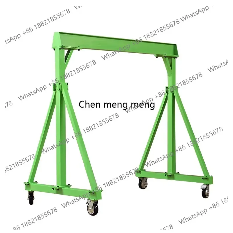 z189 Portable Mobile Gantry Crane 1 Ton 2 Ton 3 Ton Capacity Adjustable Height  For Warehouse Workshop