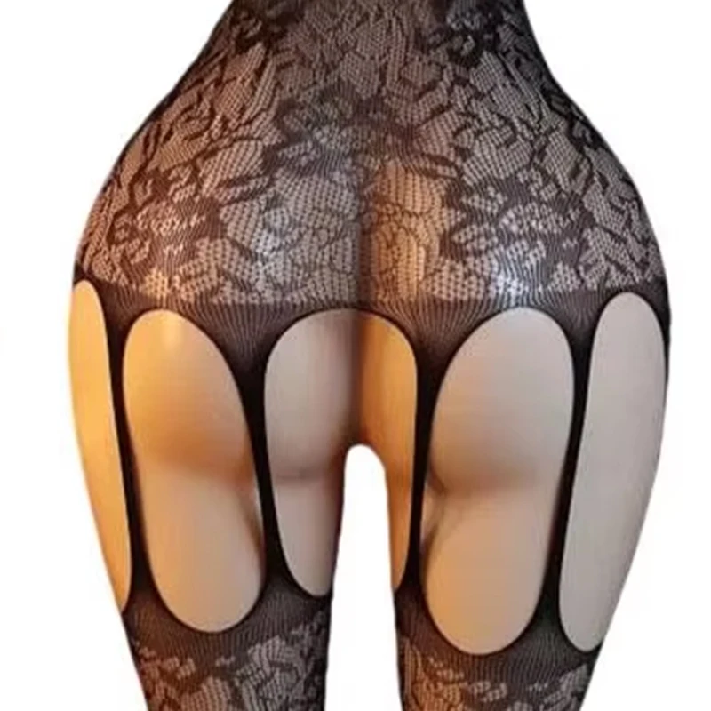 Open Bra Bodystockings Transparent Body Suits One Piece Erotic Crotchless Lingerie Women Sexy Costumes Fishnet Teddies Bodysuit