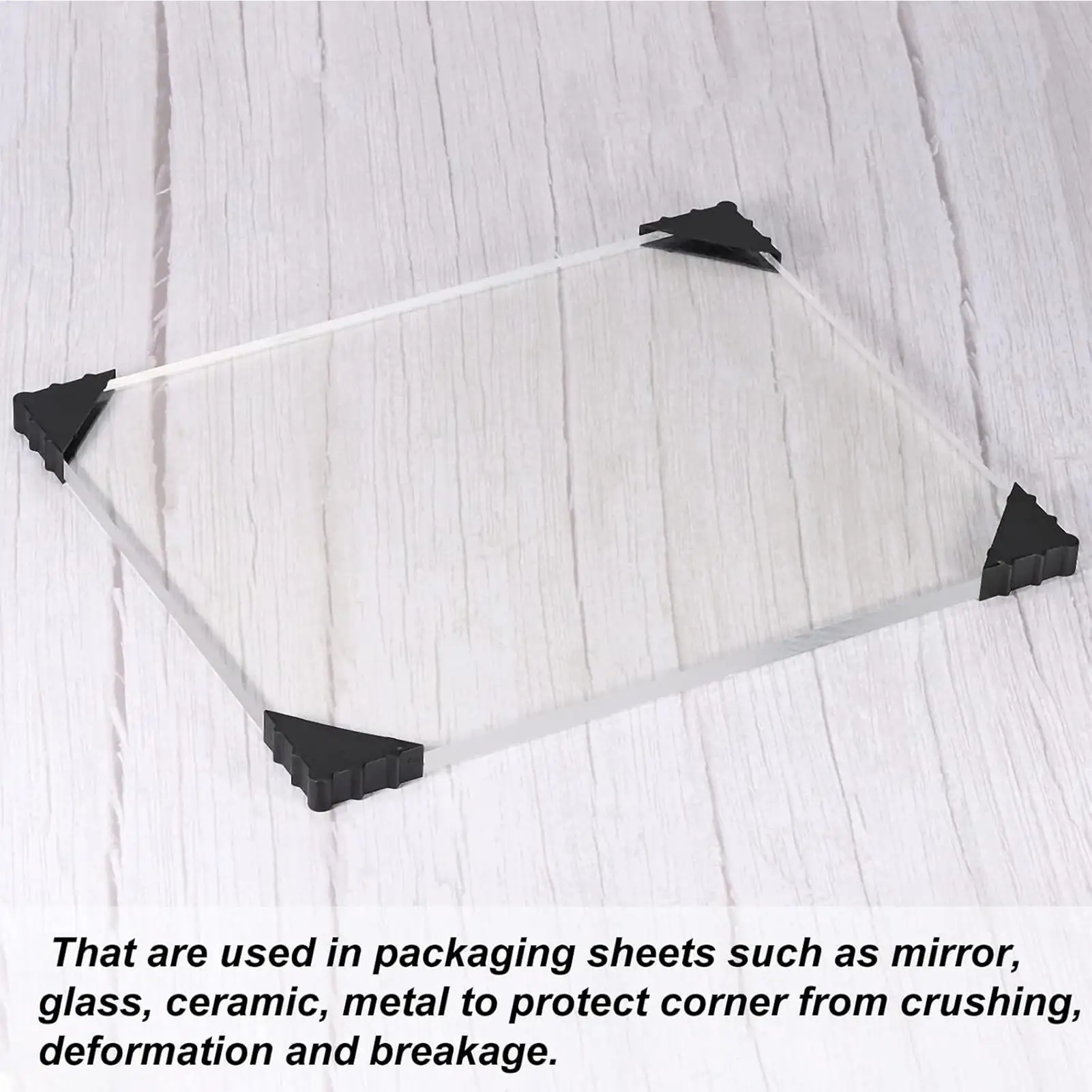 Mirror Packing Corner Protector Removable Right Triangle Glass Desk Guard Childproof Glass Table Corner Protectors for Picture view 4