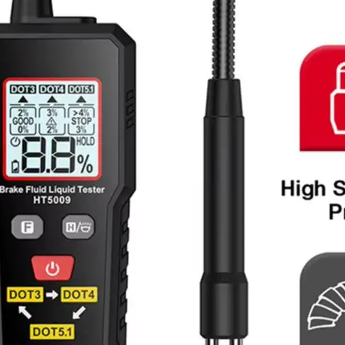HT608 Portable Combustible Gas Leak Detector With Audible Visual Alarm For Methane Propane Safety Testing Tool Accessory