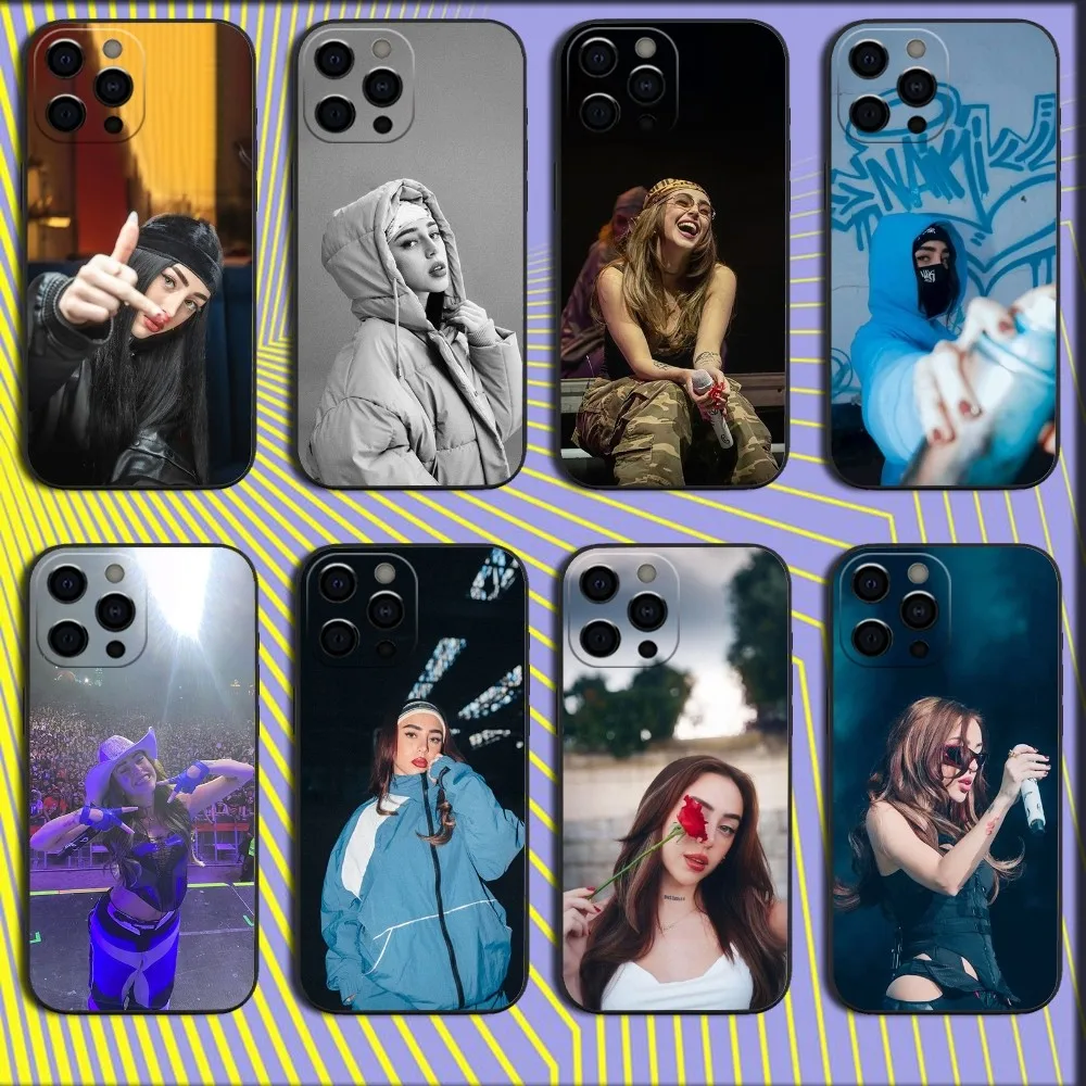 Rapper N-Nicki Nicole Phone Case For iPhone 16,15,14,13,12,11,Pro,X,XS,Max,XR,Plus,Mini Soft Black Cover