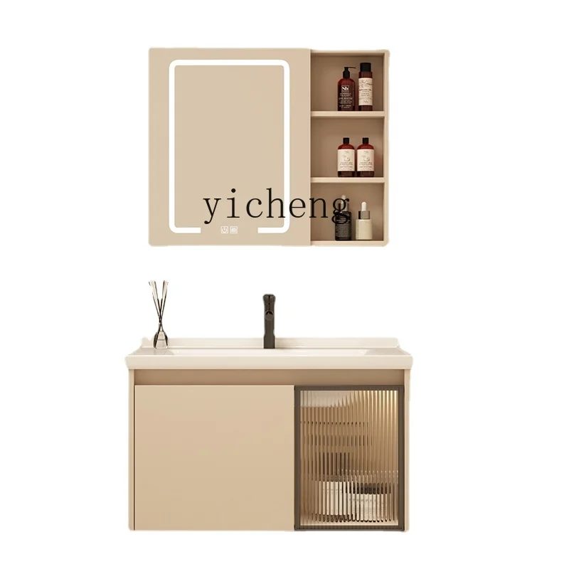 YY Washbasin Cabinet Combination Bathroom Wash Ceramic Integrated Inter-Platform Basin Basin