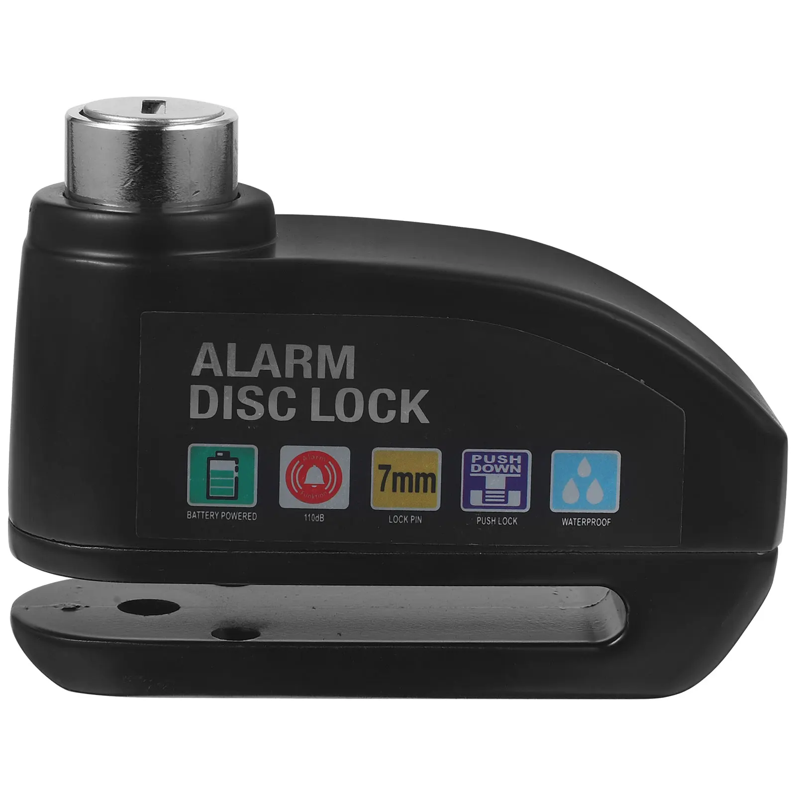 

Advanced Alarm Disc Brake Lock for Motorcycle Dirt Bike Accessories Black 1238 Anti Theft Security Wheel Disc Lock