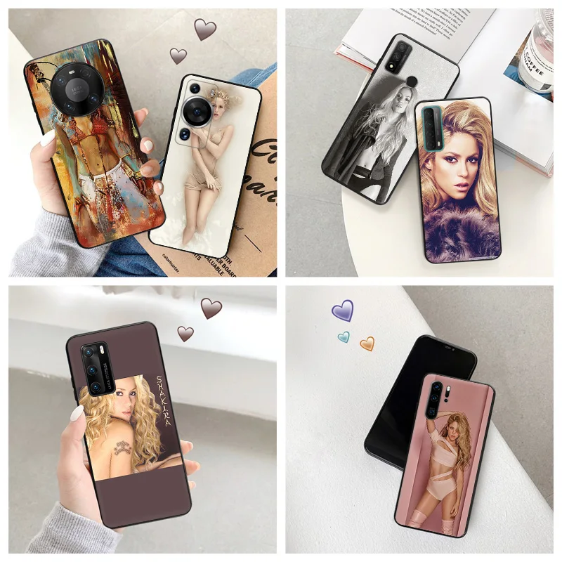 Silicone Black Phone Case for Motorola G200 5G G30 G31 One Fusion Shakira Fashion Huawei P40 P30 P20 Lite P Smart iphone6 Cover