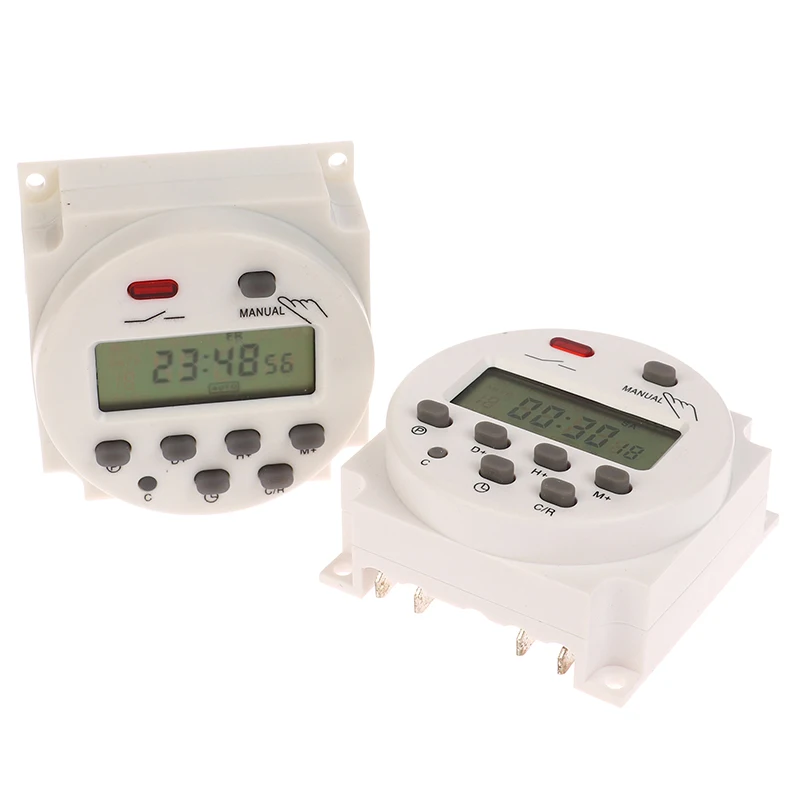 1Pc 12V 24V 110V 220V CN101A Digital LCD Power Timer Programmable Time Switch Relay CN101 Timer Switch Power Timer