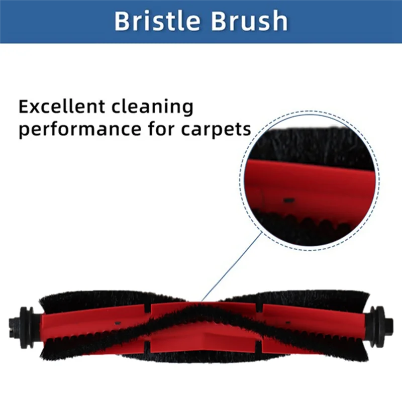 N18R Accessories Kit For Roborock P10 Pro/P10S Vacuum Main Brush Roller Brush Efficient Household Cleaning Accessories