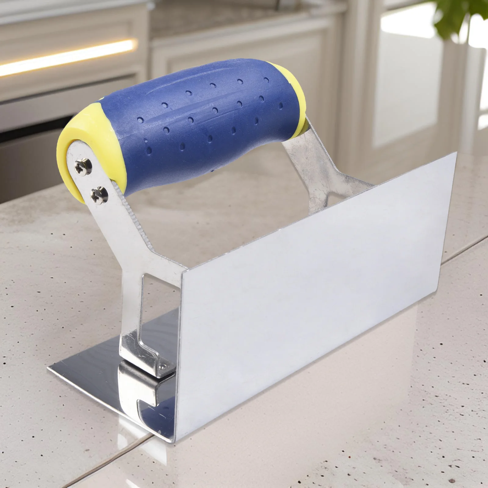 Handle Concrete Hand Edger Concrete Hand Edger Unique Construction Curved Ends And Radiused Edge Design No Rivets Construction