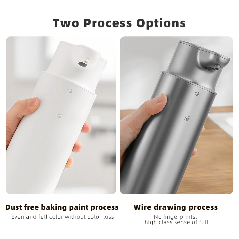 Stainless Automatic Soap Dispenser320Ml Touchless Rechargeable Foam Hand Sanitizer Dispenser Ipx5Waterproof for Kitchen Bathroom image 6