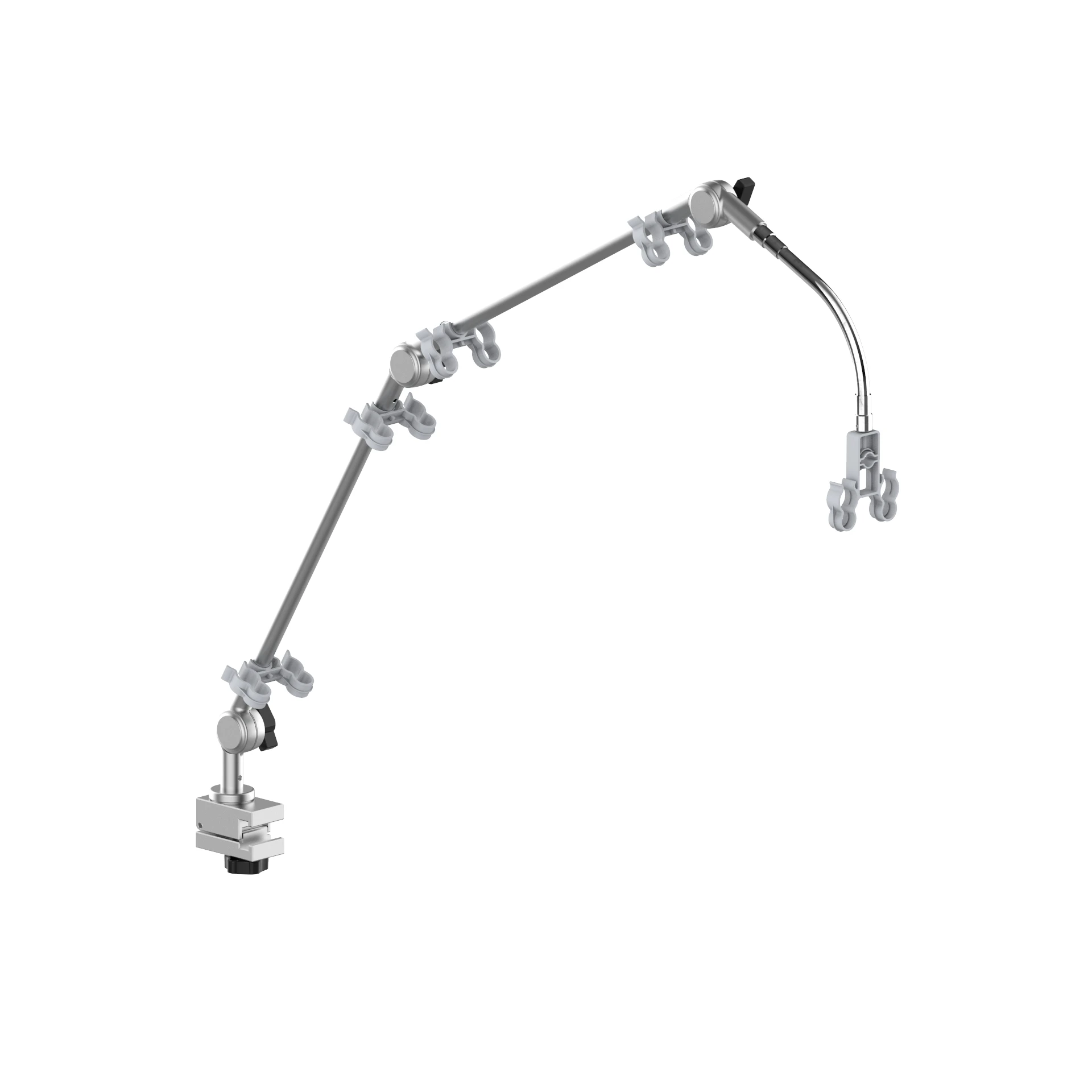 China factory stainless steel Hospital support arm Adjustable CPAP Hose Holder and Hanger