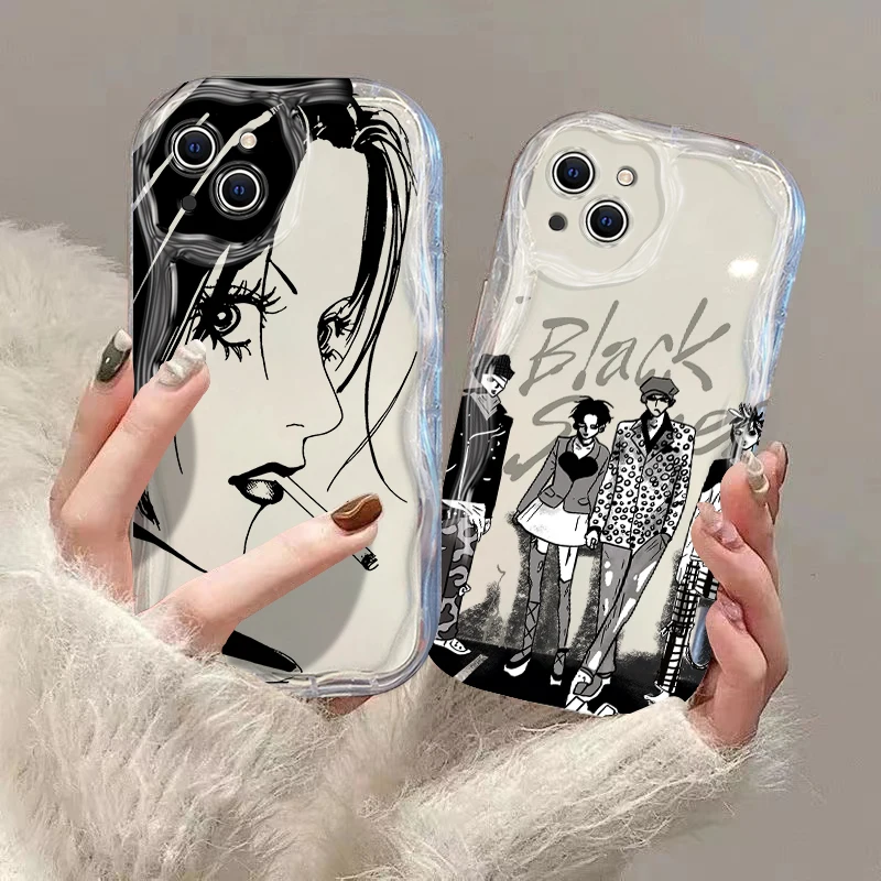 Cover 3D Wave Case For Nana Osaki Anime Xiaomi Redmi 13C 12 12C 10 10C 9 9C A1 A2 K50 K40 Note 13 12 11 10 Pro Plus 4G 5G