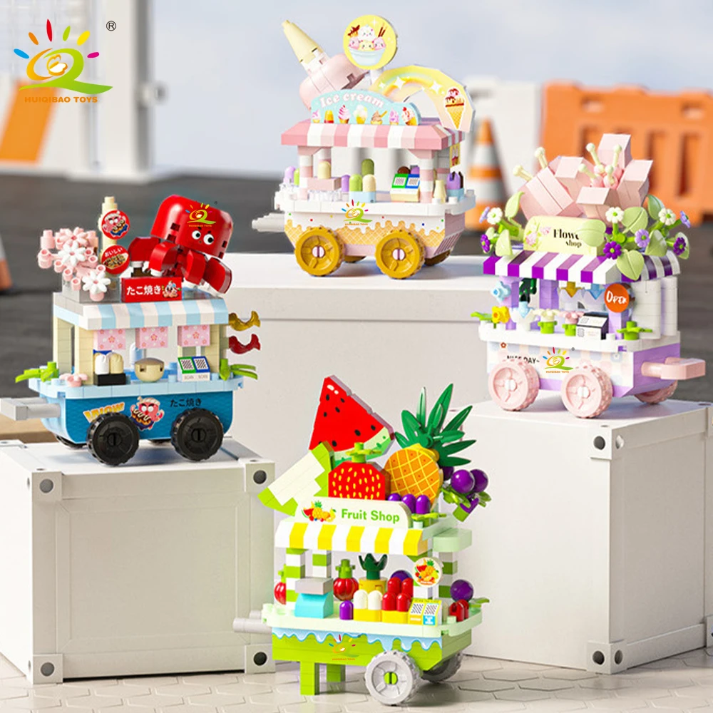 HUIQIBAO DIY Food Street View - Kids Toys Stores 评论和价格