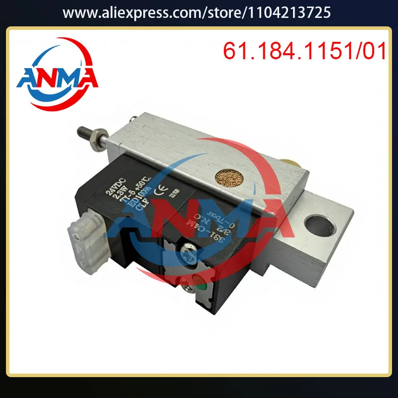 

2Pieces 61.184.1151/01 24VDC Solenoid Valve For Heidelberg 61.184.1151 SM52 PM52 XL105 CD102 SM102 Pneumatic Cylinder Machine