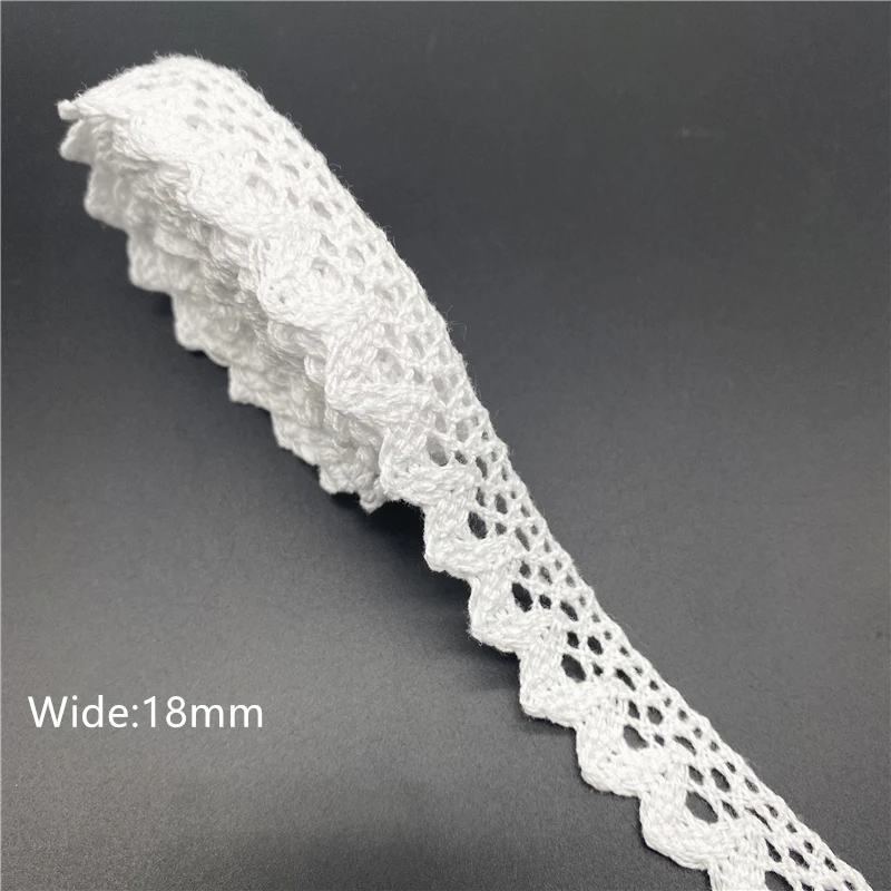 HERZWILD Ruban de dentelle en coton décorative vintage au crochet HERZWILD Ruban de dentelle en coton décorative vintage au crochet