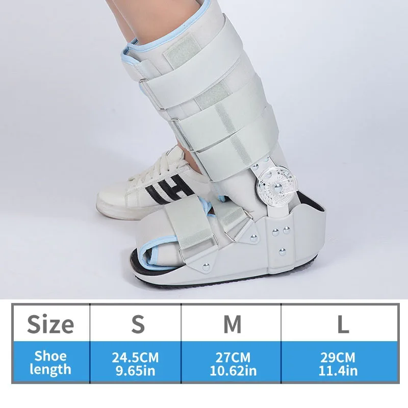 Walker Boot ROM Air Walking Fracture Boot with Air Pump Brace for Stabilizer Injured Foot Ankle Sprain Broken Toe Post Surgery