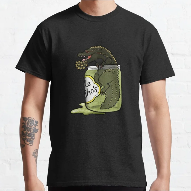

The Terrifying PickleJho Cute Anime Video game Monster hunter world MHW Hunting Club Graphic T Shirts large size S-6XL tops