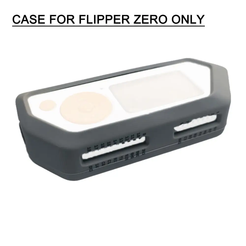 For Flipper Zero Silicone Protective Case Grey Shell Protector For Flipper Zero Game Accessories Dustproof and Drop Prevention