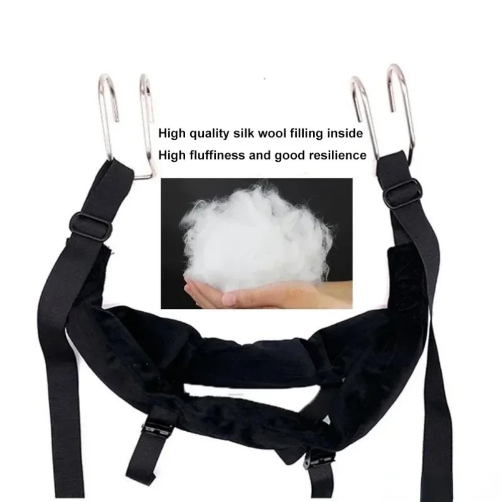 Household Cervical Neck Stretcher Massager Adjustable Suspension Spine Horizontal Bar Suspension Tractor Cervical Traction Belt