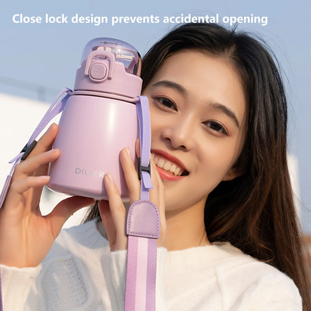 

Children Belly Vacuum Solid Color 600ml Leakproof Vacuums Water Bottle