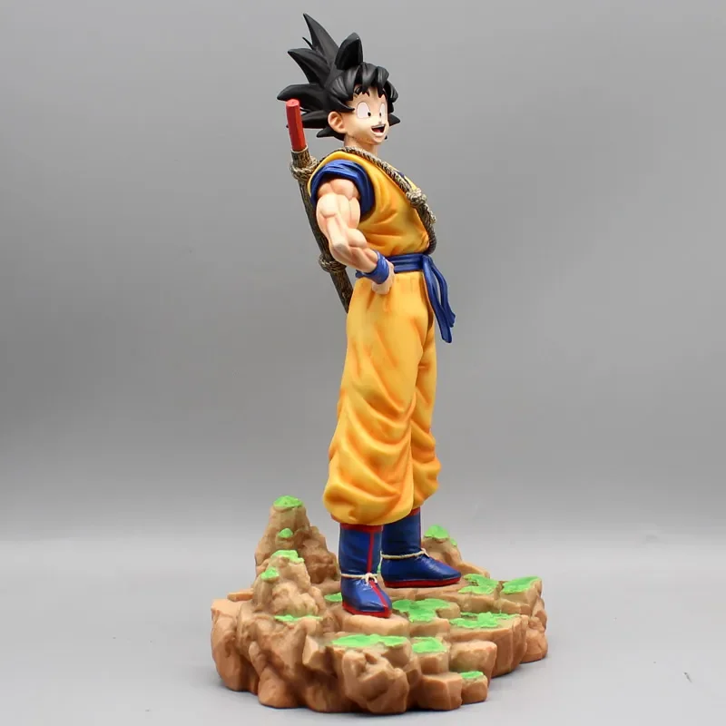 Dragon Ball Z Goku Dream Somersault Cloud Super Saiyan Standing Collection Figures Statue Anime Peripheral Model Ornaments Toy