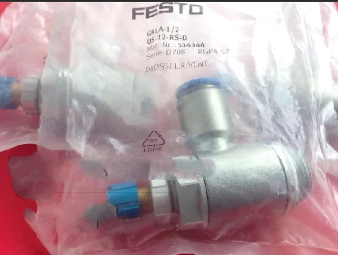 NEW Original  speed control valve GRLA-1/2-QS-12-RS-D 534344