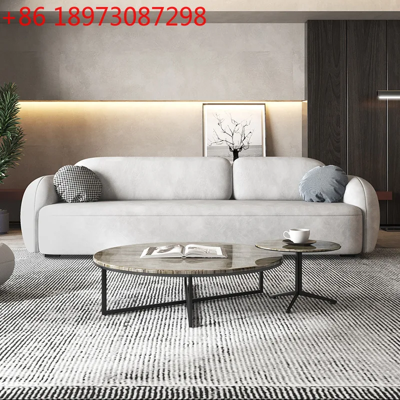 

Современный простой креативный тканевый диван на трех человек, тканевый диван с латексной технологией, маленькая квартира, гостиная