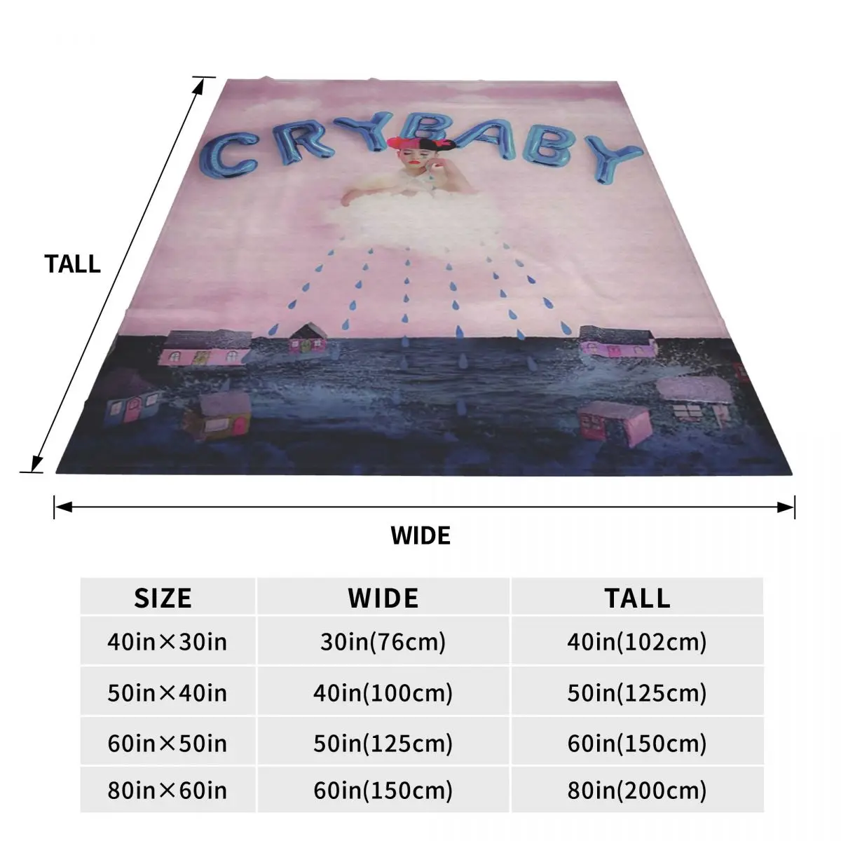 Melanie Martinez Heads Blankets Flannel Sofa Throw Blanket Multi-function for Couch Bedding Office Throws Bedspread Quilt