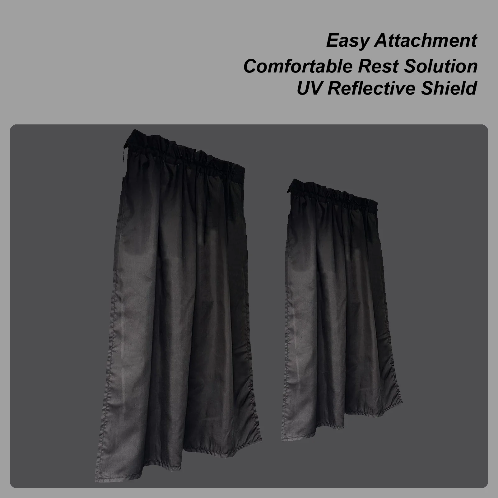 Car Privacy Curtains Privacy Divider Sun Shade Curtains Removable Visor Protector Shield For Camping Sleeping Kids Baby Van Tent