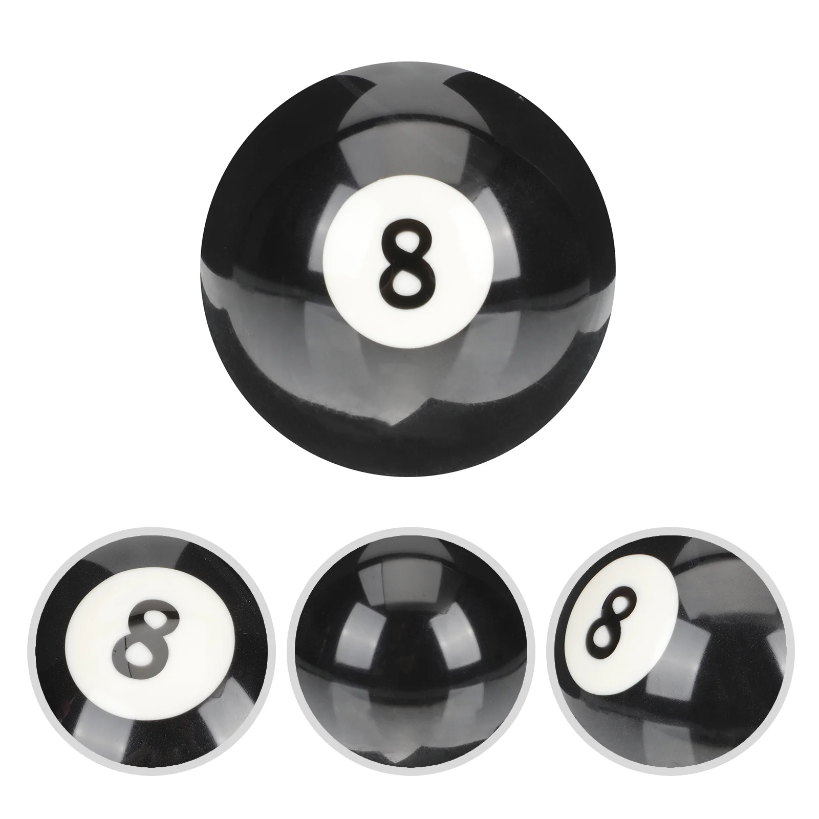 

Billiards Black Eight Ball Practice Training Cue Prop Pool Balls Resin Wear-resistant Replacement Usa Accessories